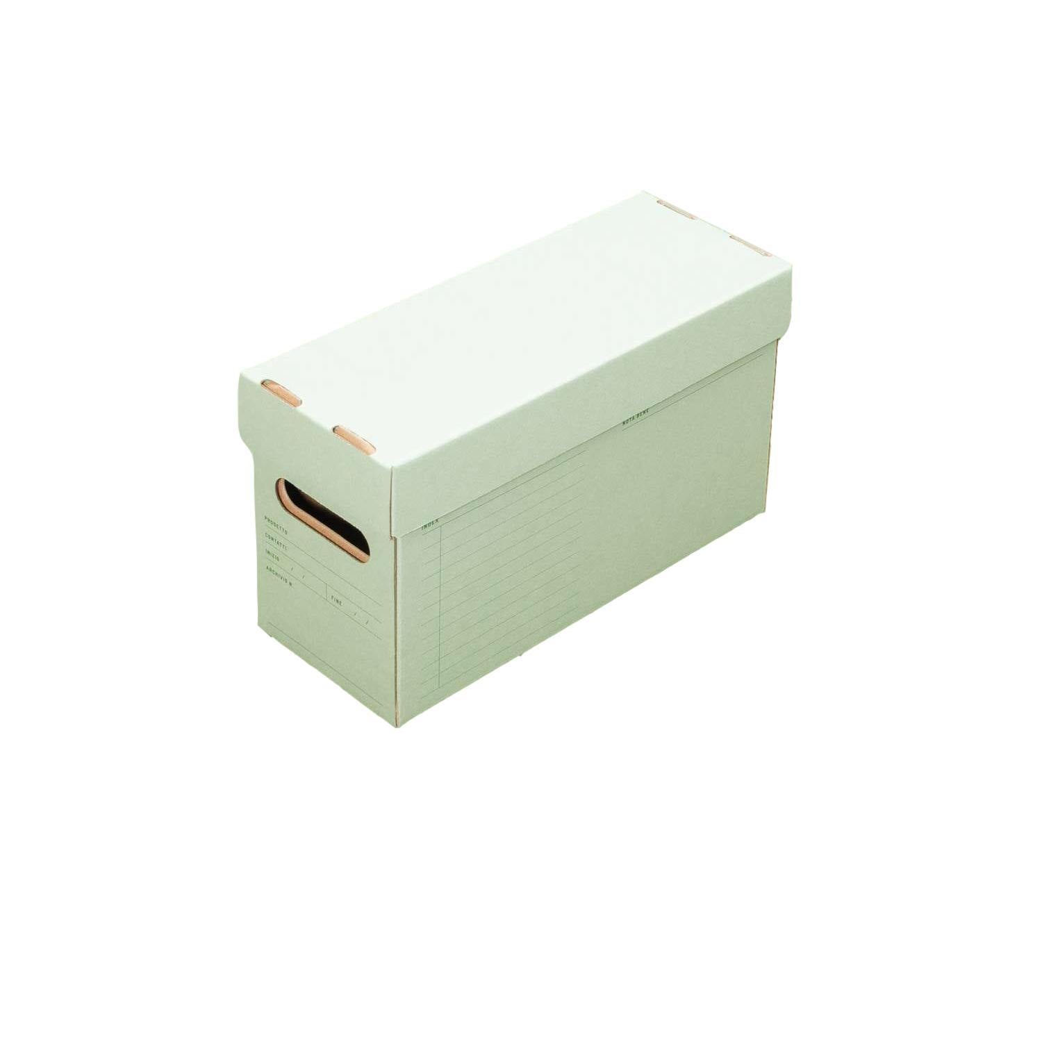 Foglietto Archivio Cardboard box for Green Foglietto tokens 11.8 x 20 x 8 cm