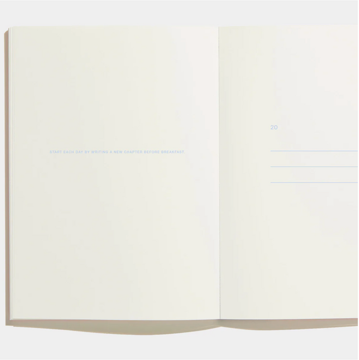 Before Breakfast – Every Day Notes Ocean Blue Dots – A5 Dot Mesh Notebook (19.6 x 14.1 cm)