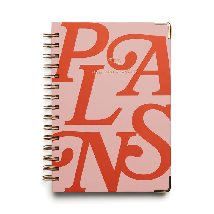 Designworks Ink – Perpetual Planner Plans – A5 Daily Planner (15.7 x 21 cm)