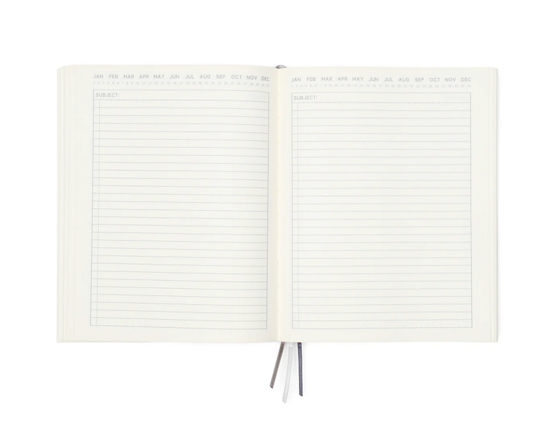 Designworks Ink – Standard Issue Notebook No. 3 Black – A5 Daily Planner Notebook (17.1 x 21.6 cm)