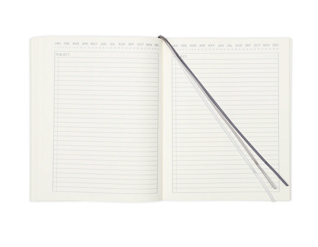 Designworks Ink – Standard Issue Notebook No. 3 Black – A5 Daily Planner Notebook (17.1 x 21.6 cm)