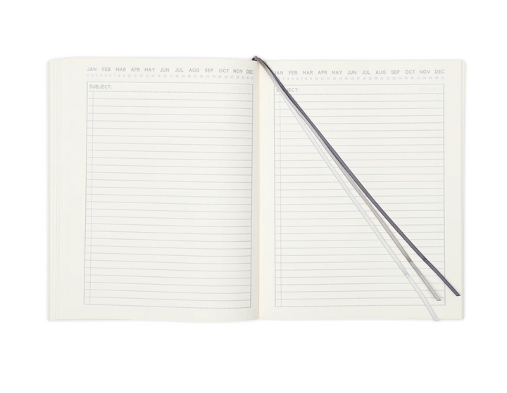 Designworks Ink - Carnet Standard Issue No. 3 Noir - Carnet A5 Daily Planner (17,1 x 21,6 cm)