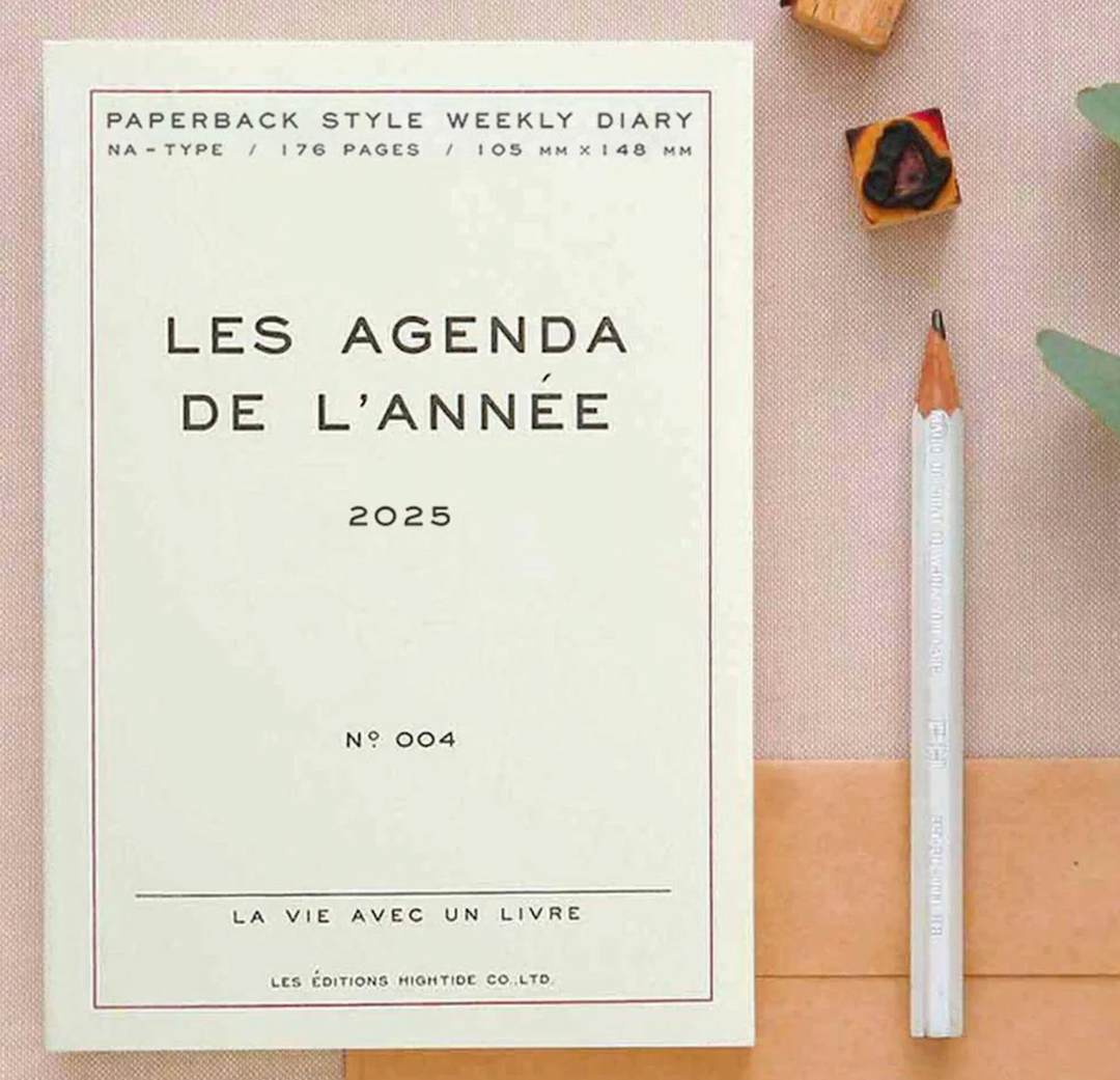 Hightide - Les Agendas de L’Année Cream - Agenda 2025 Semanal A6 