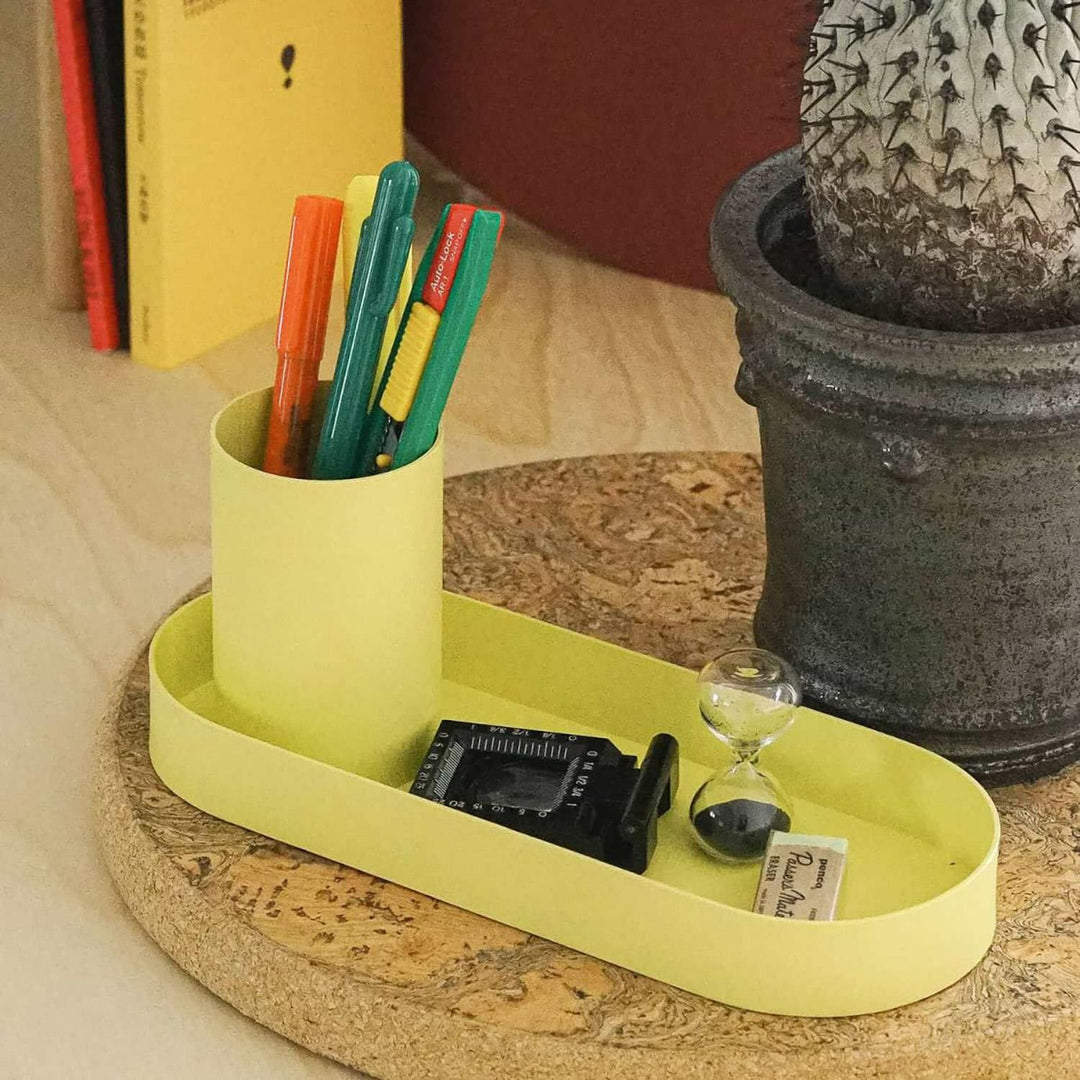 Hightide - Organisateur de bureau Jaune - Organisateur de bureau (22 cm)