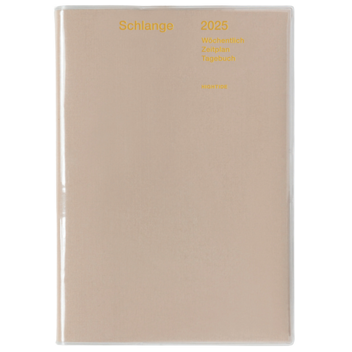 Hightide – Papillon Beige – Agenda Semainier 2025 B6 (19,1 x 13,7 cm)