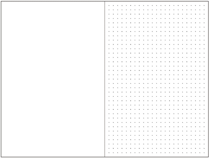 Mark's – Carnet de Tous les Jours Black – Dot Mesh Notebook + Plain B6 (18.16 x 13.8 cm)