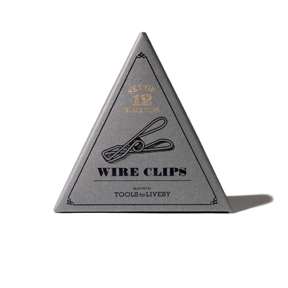 RayArt  Pince métallique Noir de papier 41mm plié - Binder Clips
